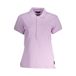 North Sails Pink Cotton Women Polo Shirt NO-20272-XS