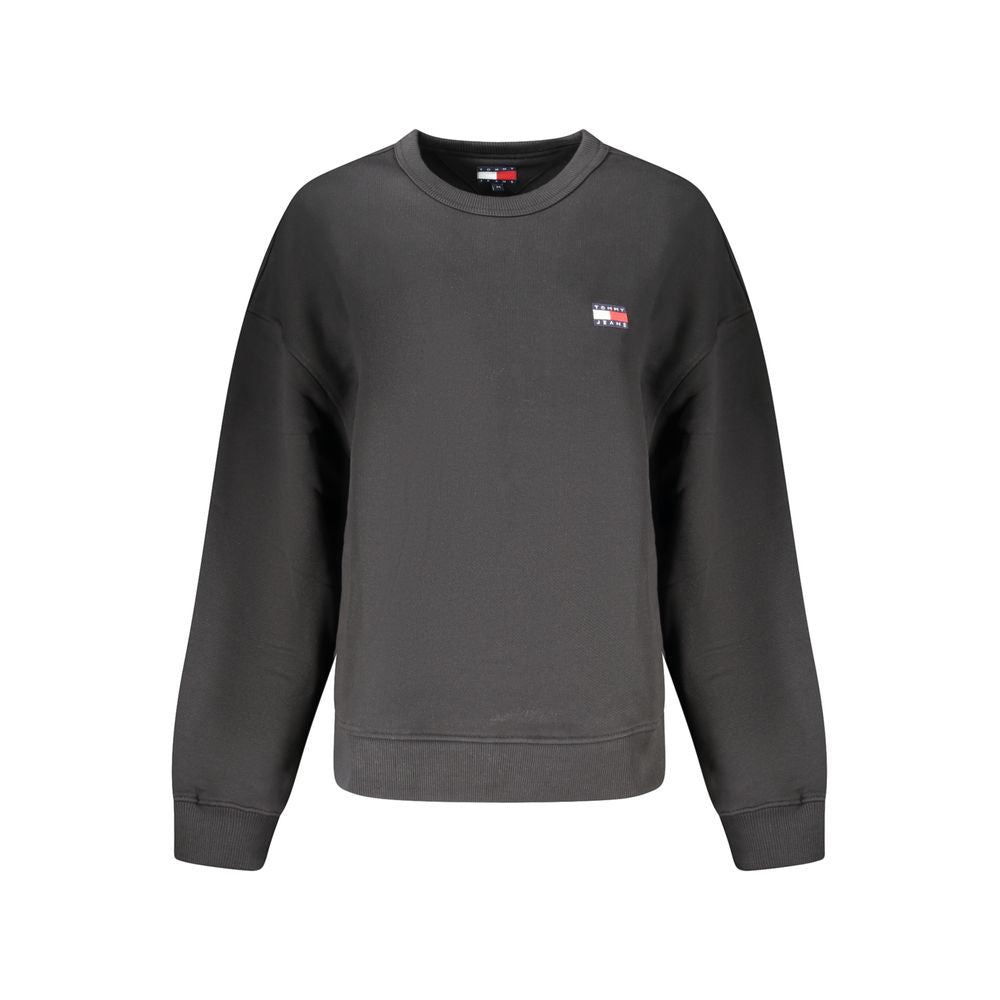 Tommy Hilfiger Black Cotton Women Sweater