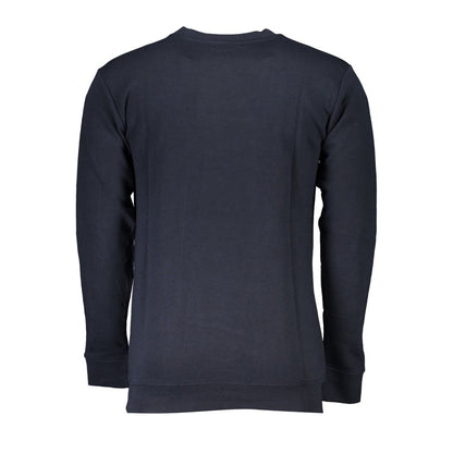 Cavalli Class Blue Cotton Men Sweatshirt