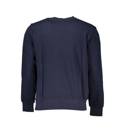 North Sails Blue Cotton Men Sweater
