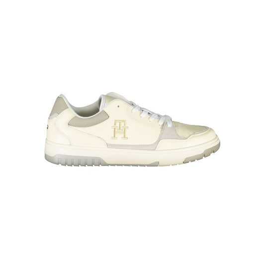 Tommy Hilfiger Beige Sports Sneakers with Unique Embroidery TO-28522-EU40/US7