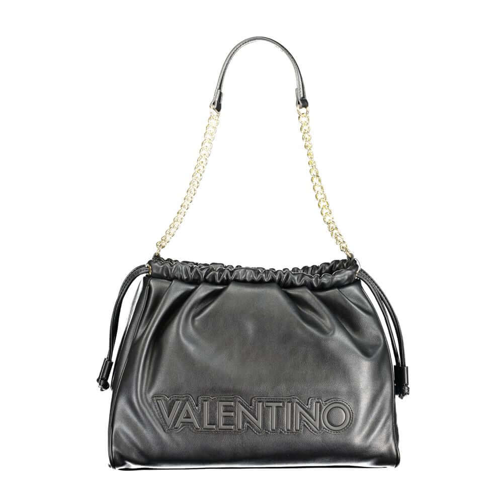 Front view with bag zipped and handles upright.