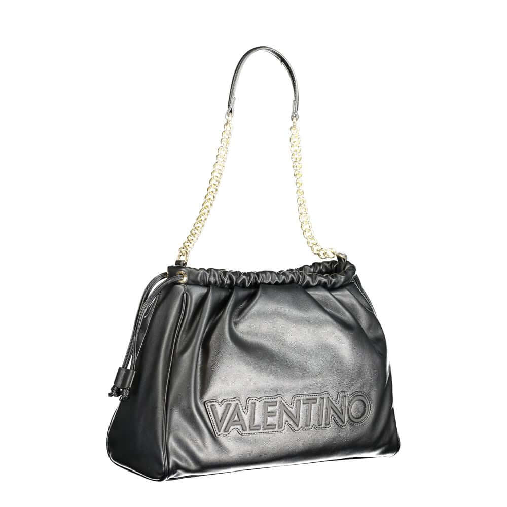Front view with bag zipped and handles upright.