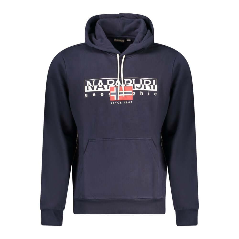 Napapijri Blue Cotton Sweatshirt