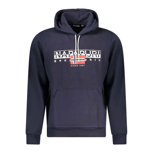 Napapijri Blue Cotton Sweatshirt