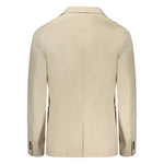 Guess Jeans Beige Cotton Men Jacket