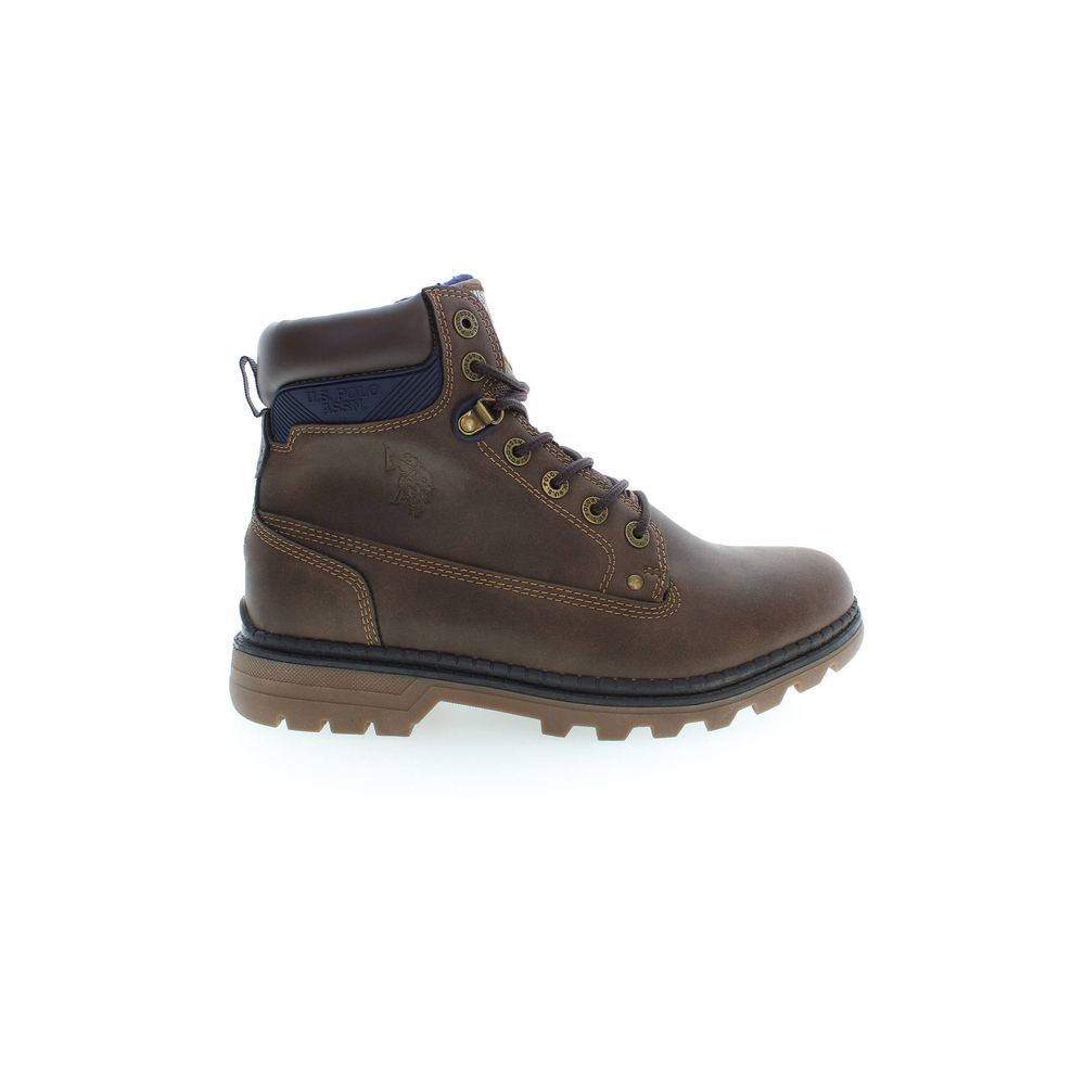 U.S. POLO ASSN. Marrone Polyurethane Men Ankle Boot 1728,67403481248,Ankle - Boots - Shoes,Boots - Shoes,Brown,EU41/US8,EU42/US9,EU43/US10,EU44/US11,Men,New with tags,Shoes,U.S. POLO ASSN.