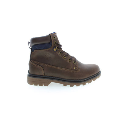 U.S. POLO ASSN. Marrone Polyurethane Men Ankle Boot 1728,67403481248,Ankle - Boots - Shoes,Boots - Shoes,Brown,EU41/US8,EU42/US9,EU43/US10,EU44/US11,Men,New with tags,Shoes,U.S. POLO ASSN.