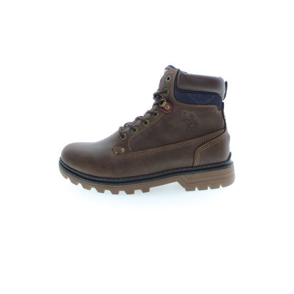 U.S. POLO ASSN. Marrone Polyurethane Men Ankle Boot 1728,67403481248,Ankle - Boots - Shoes,Boots - Shoes,Brown,EU41/US8,EU42/US9,EU43/US10,EU44/US11,Men,New with tags,Shoes,U.S. POLO ASSN.