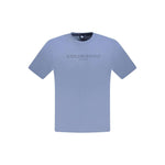 North Sails Blue Cotton Men T-Shirt