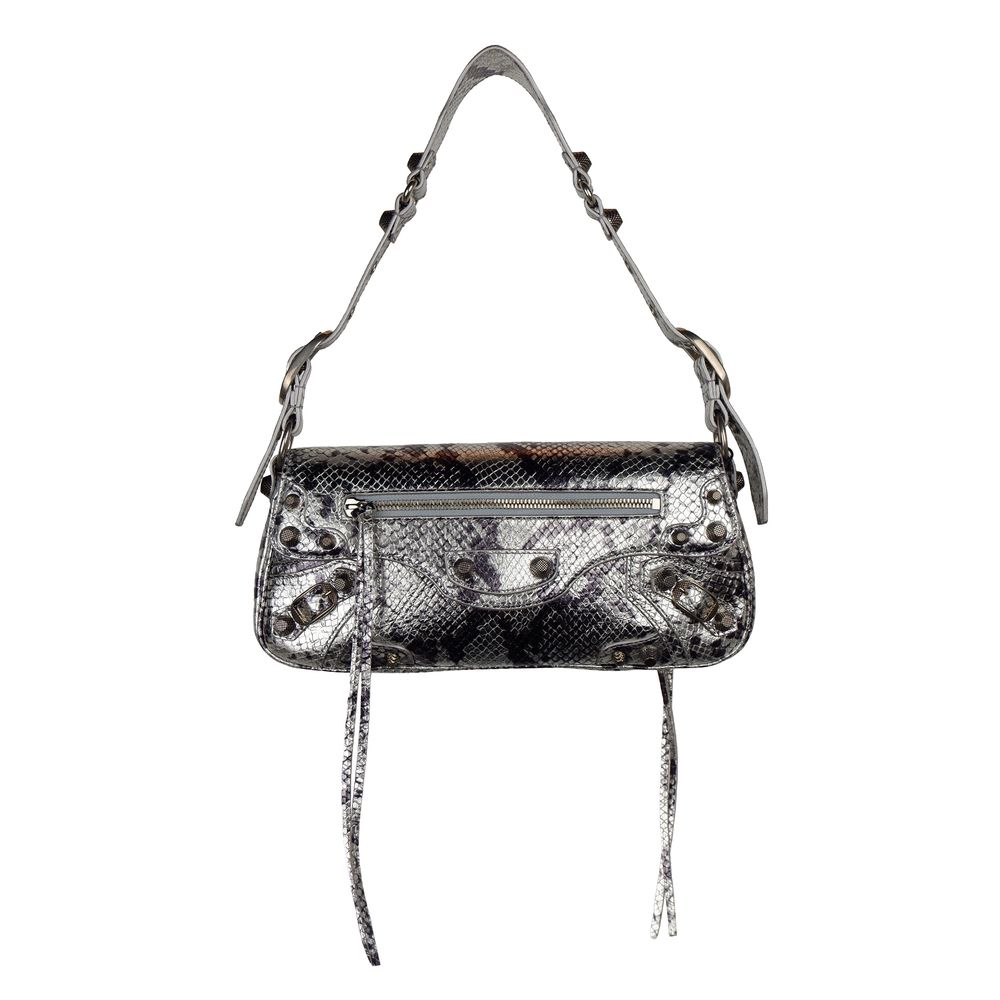 Front view with bag zipped and handles upright.