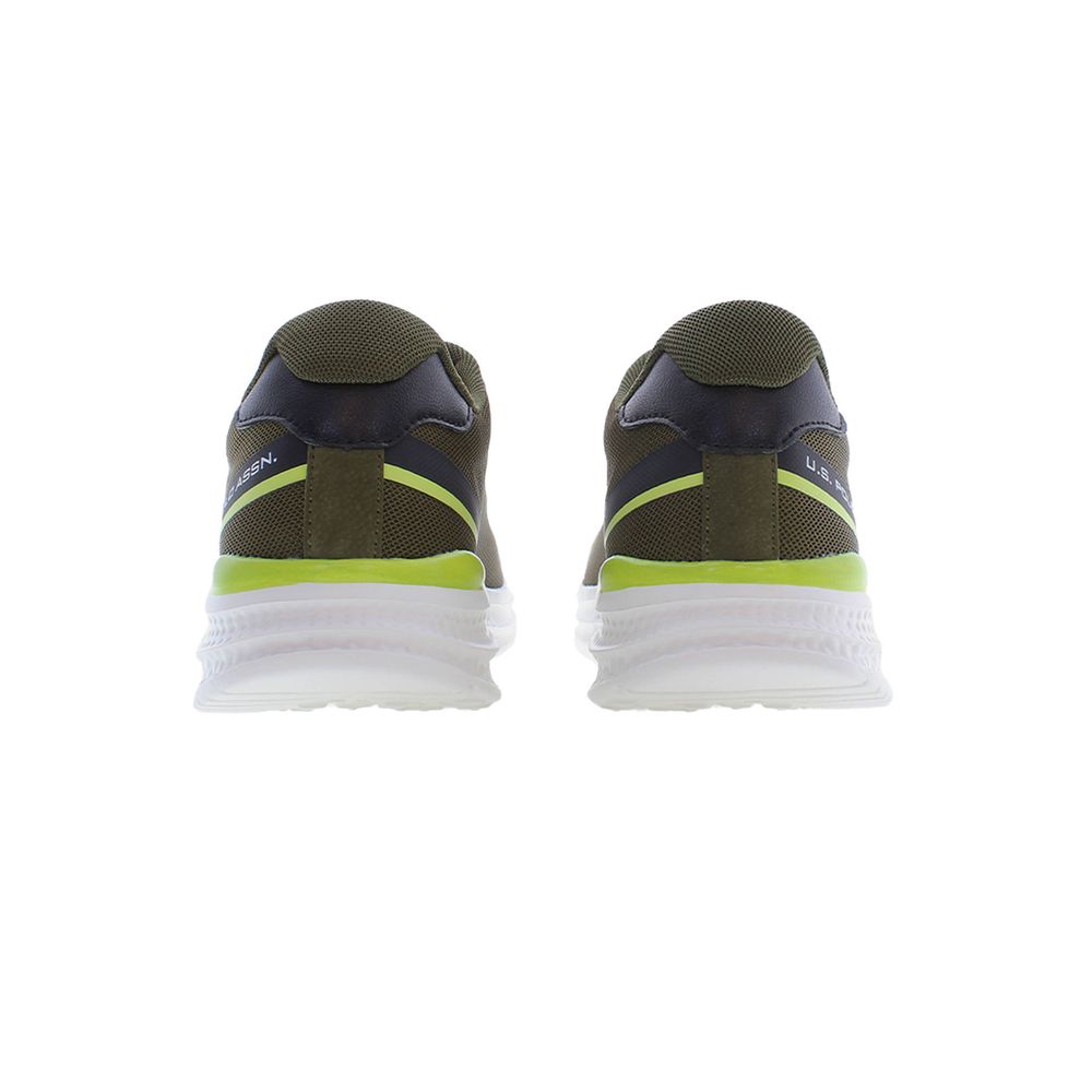 U.S. POLO ASSN. Verde Polyurethane Men Sneaker 1728,67403481248,Athletic - Sneakers - Shoes,EU41/US8,EU43/US10,EU44/US11,EU45/US12,Green,Men,New with tags,Shoes,Sneakers - Shoes,U.S. POLO ASSN.