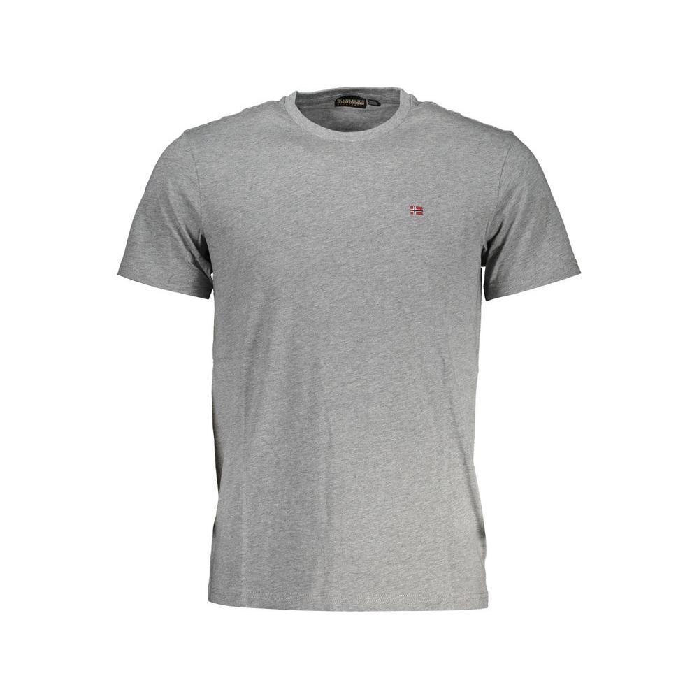 Napapijri Brown Cotton Men T-Shirt NA-37792-XL