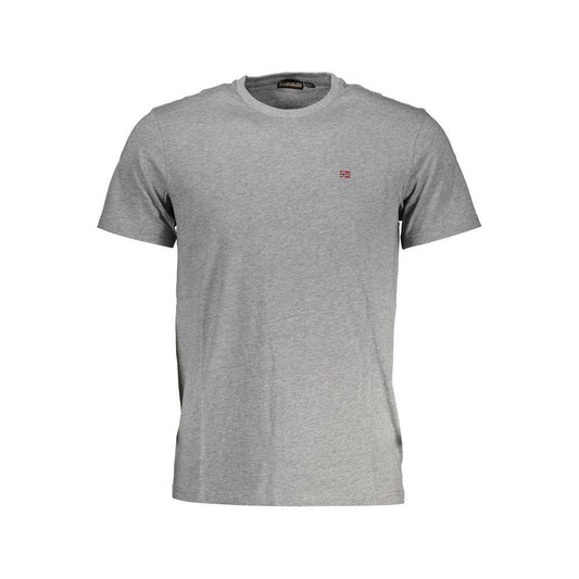 Napapijri Brown Cotton Men T-Shirt NA-37792-XL