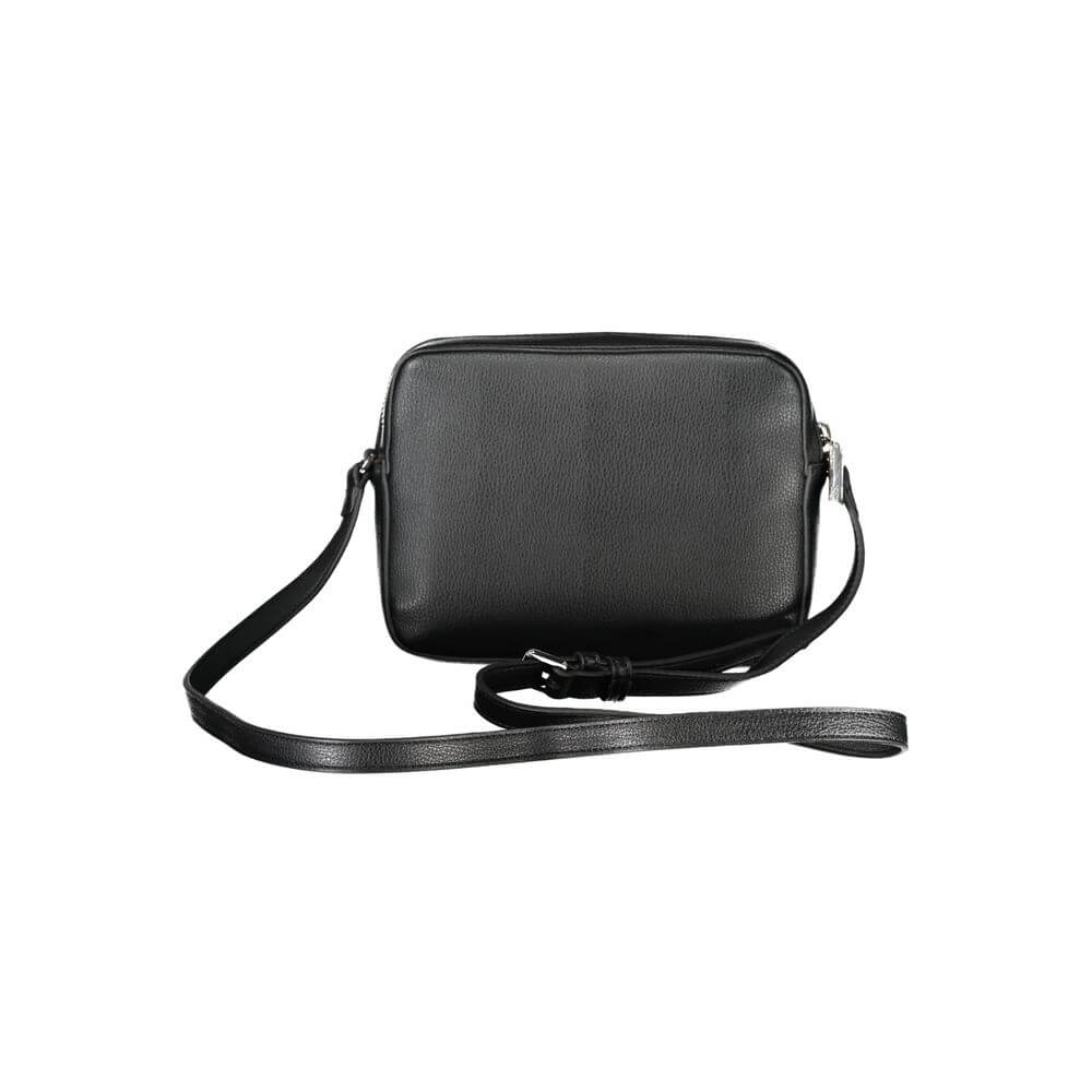 Front view with bag zipped and handles upright.