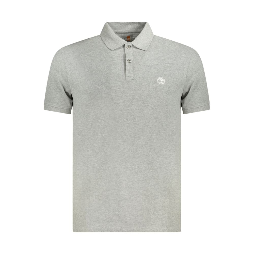 Timberland Gray Cotton Polo Shirt TI-35470-S