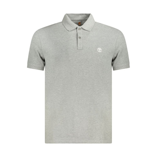 Timberland Gray Cotton Polo Shirt TI-35470-S