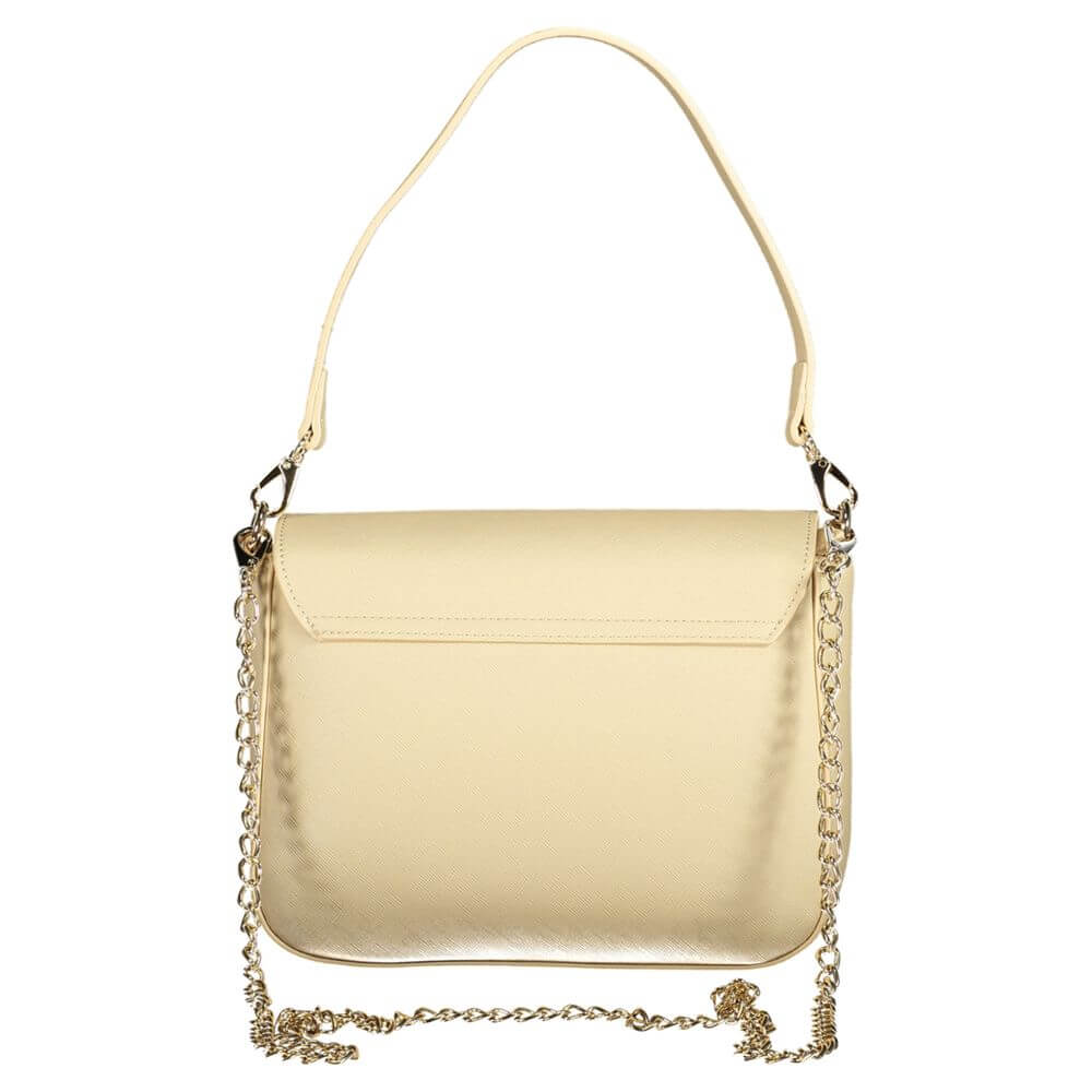 Front view with bag zipped and handles upright.