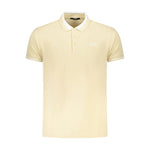 Cavalli Class Beige Cotton Men Polo Shirt