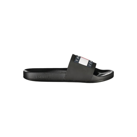 Tommy Hilfiger Black Polyethylene Men Sandal TO-36758-EU40/US7