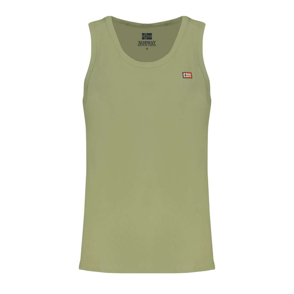 Norway 1963 Green Cotton Men Shirt