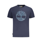 Timberland Blue Cotton T-Shirt TI-35762-S