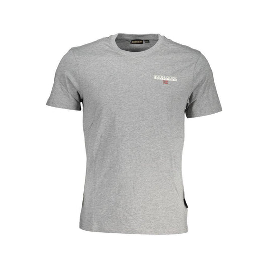 Napapijri Brown Cotton Men T-Shirt NA-37646-M