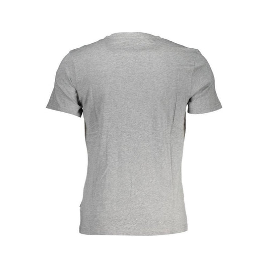Napapijri Brown Cotton Men T-Shirt NA-37646-M
