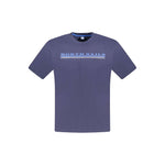North Sails Blue Cotton Men T-Shirt