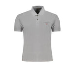Napapijri Brown Cotton Men Polo Shirt NA-29376-S