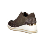 Laura Biagiotti Brown Polyester Women Sneaker LA-32800-EU38/US8