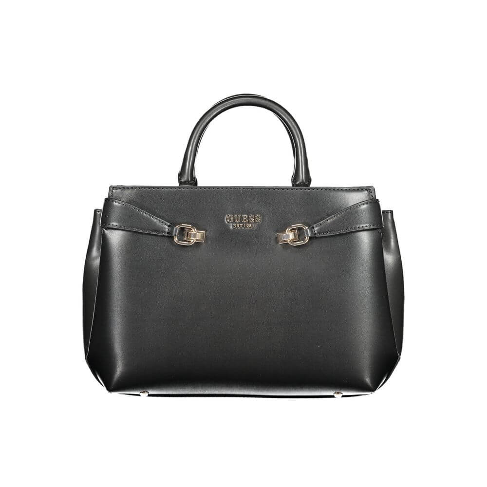 Front view with bag zipped and handles upright.