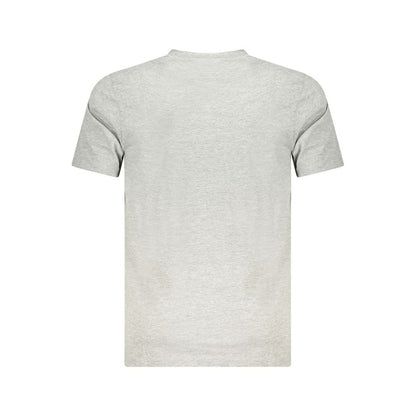 Cavalli Class Grigio Cotton Men T-Shirt
