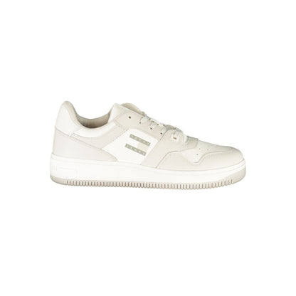 Tommy Hilfiger White Polyurethane Men Sneaker 1728,67403481248,Athletic - Sneakers - Shoes,EU40/US7,EU41/US8,EU42/US9,EU43/US10,EU44/US11,EU45/US12,EU46,Men,New with tags,Shoes,Sneakers - Shoes,Tommy Hilfiger,White