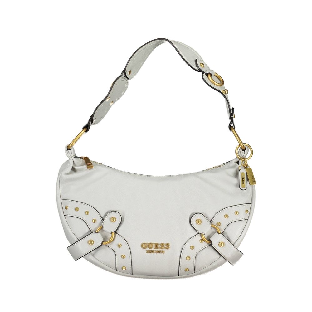 Front view with bag zipped and handles upright.