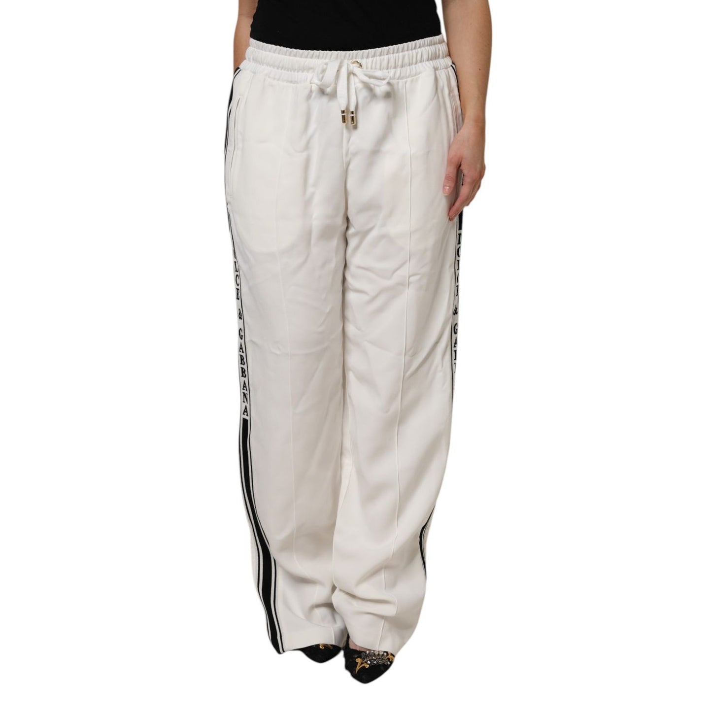 Dolce & Gabbana White Jogger Sweatpants Pants