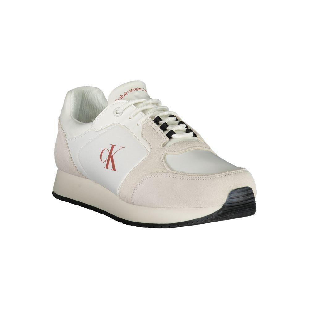 Calvin Klein White Leather Men Sneaker CA-36778-EU40/US7