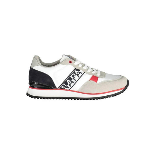 Napapijri White Polyester Men Sneaker NA-37285-EU44/US11