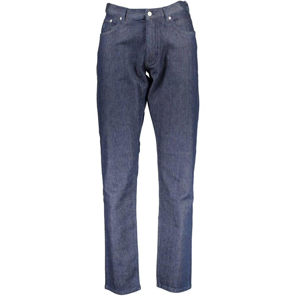 Gant Blue Cotton Men Jeans