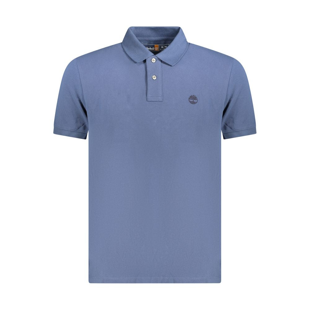 Timberland Blue Cotton Polo Shirt TI-35471-S