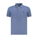 Timberland Blue Cotton Polo Shirt TI-35471-S