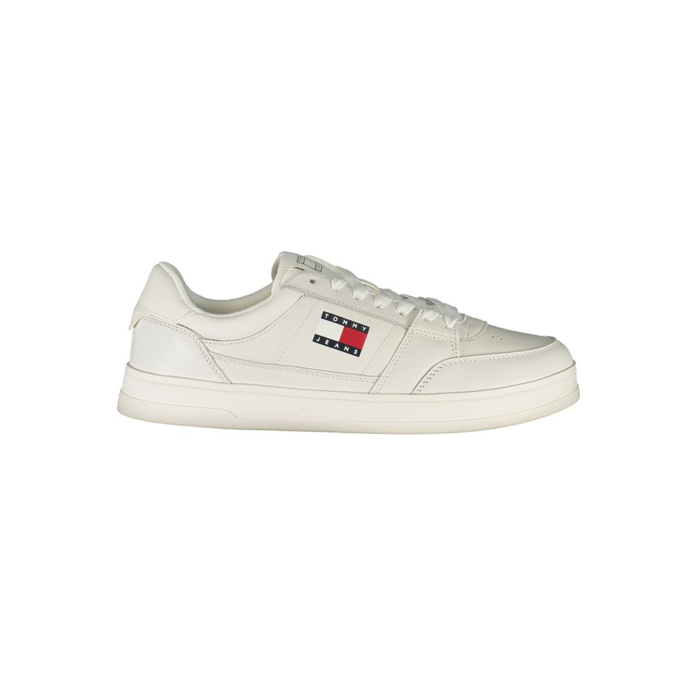 Tommy Hilfiger White Leather Men Sneaker 1728,67403481248,Athletic - Sneakers - Shoes,EU40/US7,EU41/US8,EU42/US9,EU43/US10,EU44/US11,EU45/US12,EU46,Men,New with tags,Shoes,Sneakers - Shoes,Tommy Hilfiger,White