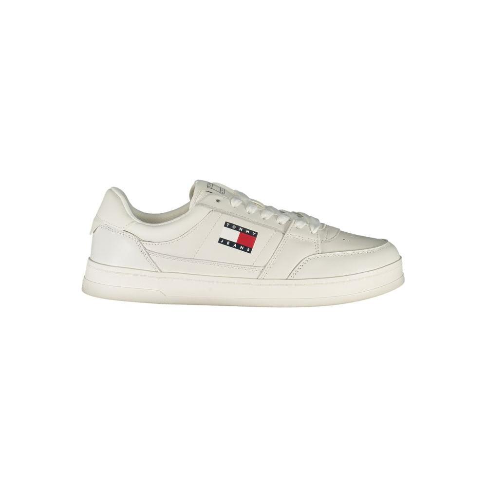 Tommy Hilfiger White Leather Men Sneaker TO-36766-EU40/US7
