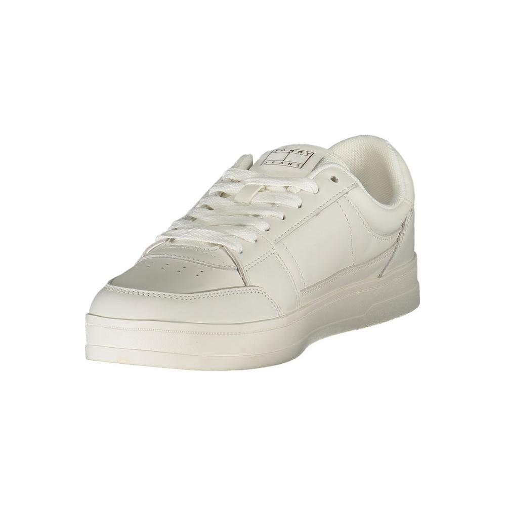 Tommy Hilfiger White Leather Men Sneaker TO-36766-EU40/US7