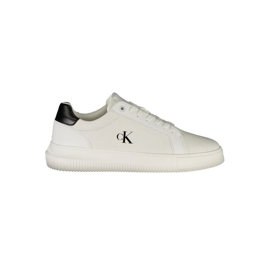 Calvin Klein Bianco Polyurethane Men Sneaker 1728,67403481248,Athletic - Sneakers - Shoes,Calvin Klein,EU40/US7,EU41/US8,EU42/US9,EU43/US10,EU44/US11,EU45/US12,Men,New with tags,Shoes,Sneakers - Shoes,White
