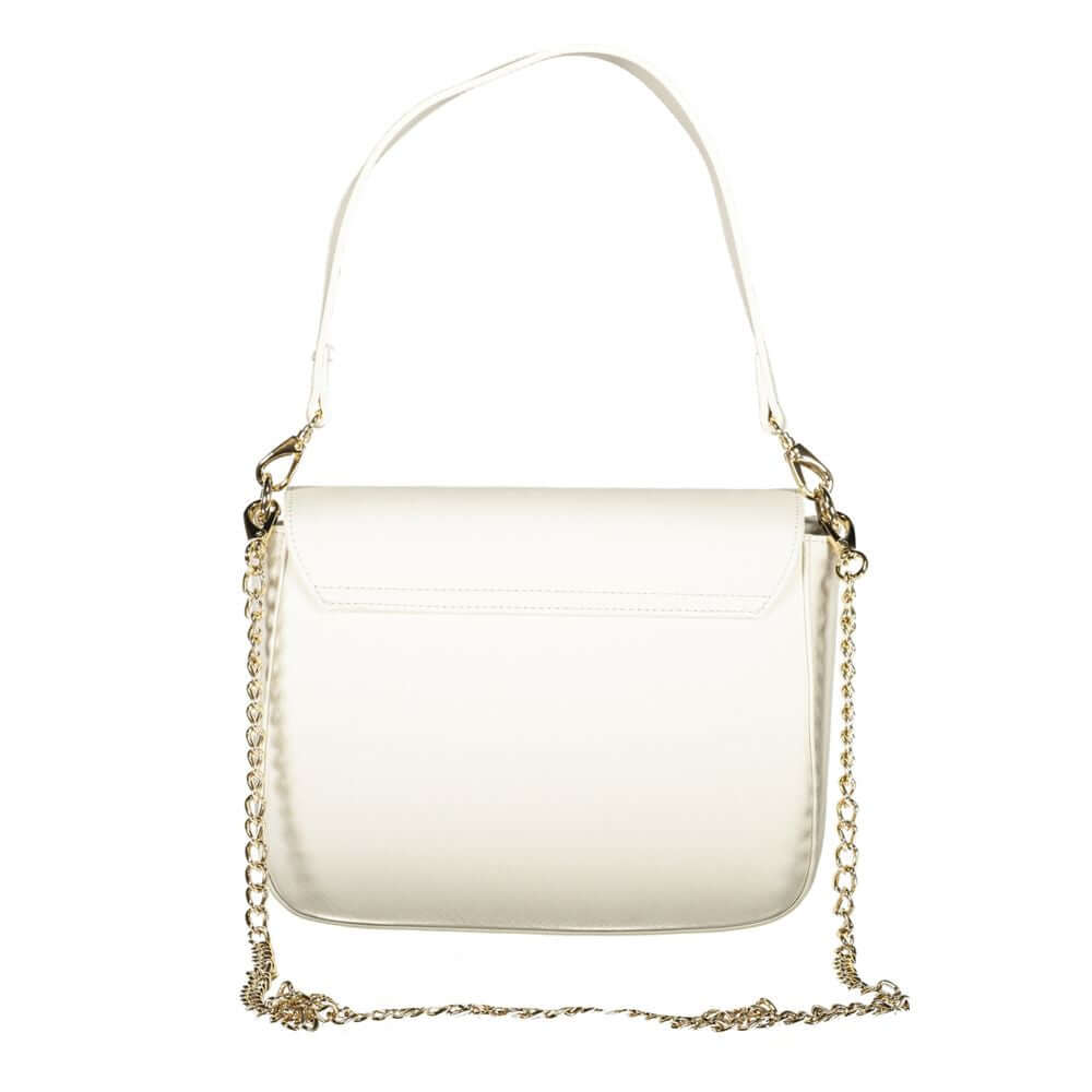 Front view with bag zipped and handles upright.