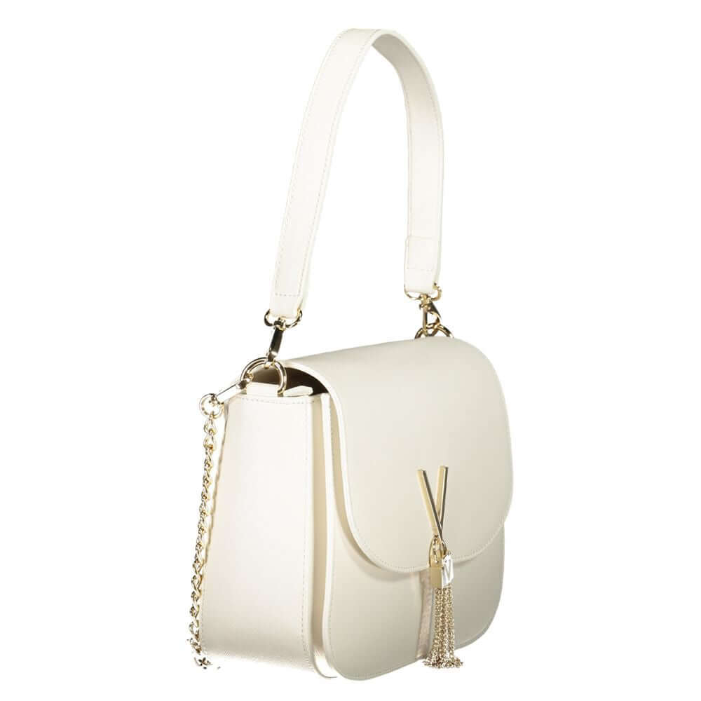 Front view with bag zipped and handles upright.