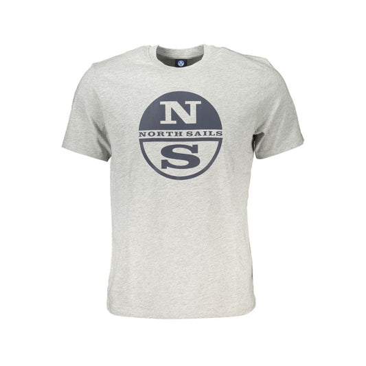 North Sails Brown Cotton Men T-Shirt NO-27315-S