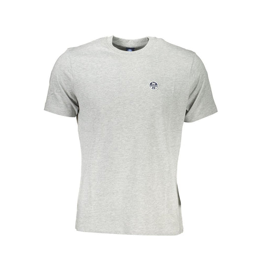 North Sails Brown Cotton Men T-Shirt NO-27322-S