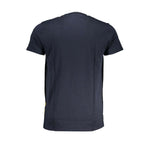Cavalli Class Blue Cotton T-Shirt CA-28578-XL